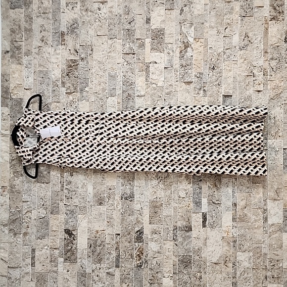 BY SWAN PARIS WOMEN DRESS SIZE S COLOR BLACK -WHITE- BROWN - Picture 3 of 11